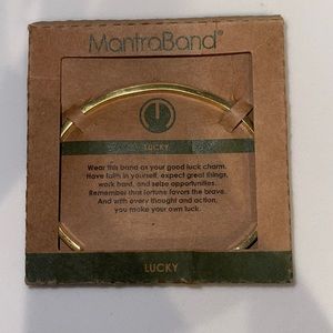 Brand new never opened ‘LUCKY’ mantra band bracelet.